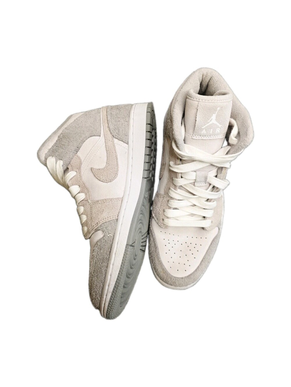 Nike Air Jordan 1 Mid SE Particle Grey Suede DO7139-002 Women's Size 9 Worn Once